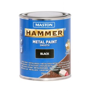 Maston Hamerslag Metaalverf Zwart